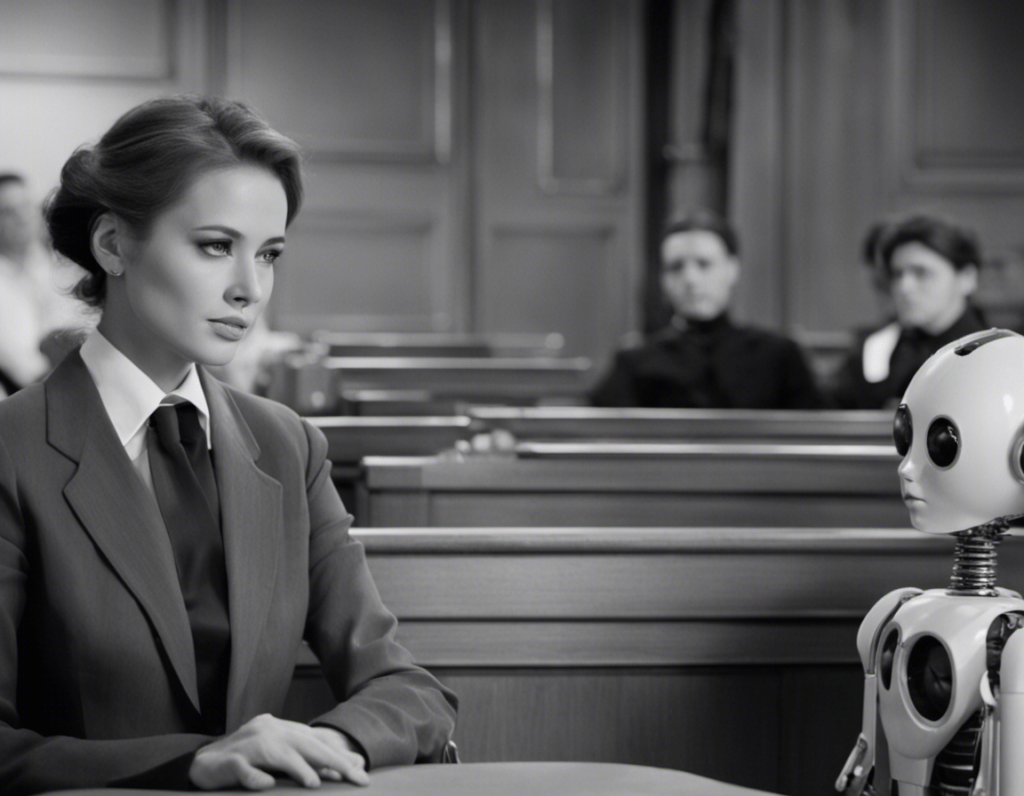 Image of woman and robot